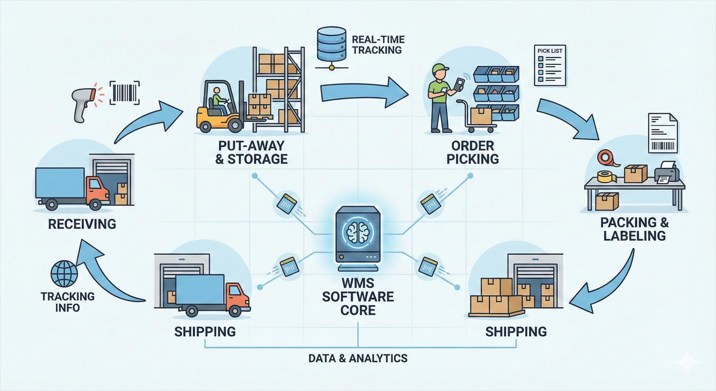 warehouse management system process